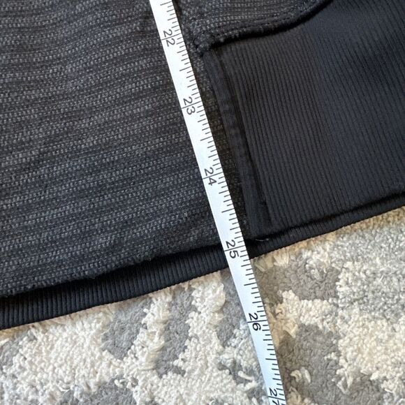 Lululemon Bhakti Yoga Jacket Luon Pique Black Dark Slate / Black Size 6 W4F02S - Picture 13 of 13
